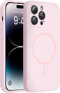 Miracase Magnetic for iPhone 16 Pro Case, Silicone, Black
