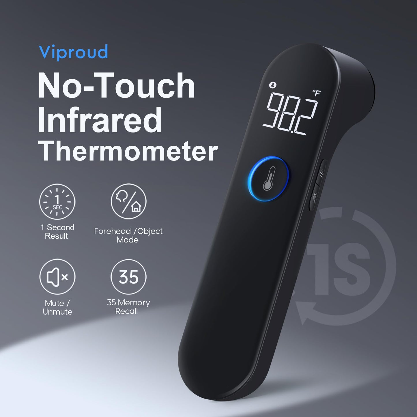 Viproud Thermometer for Adults and Kids, Fast Accurate Baby Thermometer