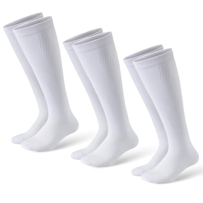 Compression Socks for Women and Men,15-20 mmHg Support(3 Pairs)