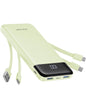 charmast Power Bank Portable Charger with Reinforced Built-in 4 Cables