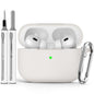 Ljusmicker for AirPods 4 Case 2024 with Cleaner Kit,Milk Tea