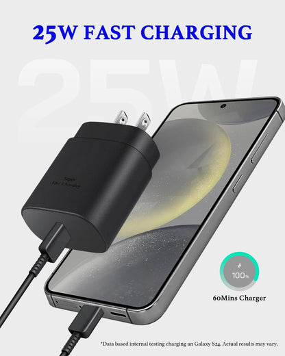 GUUSMART Type C Charger 2-Pack 25W Long 6ft USB C Charger Cable