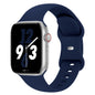 Sport Band Compatible with Apple Watch 38mm 40mm 41mm 42mm 44mm 45mm 46mm 49mm, Replacement Soft Silicone Strap Wristbands for iWatch Series 11/10/9/8/7/6/5/4/3/2/1 Ultra SE Women Men, Space Gray