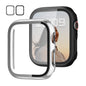 JZK Screen Protector Case for Apple Watch Series 11/10 42mm,Purple+Clear