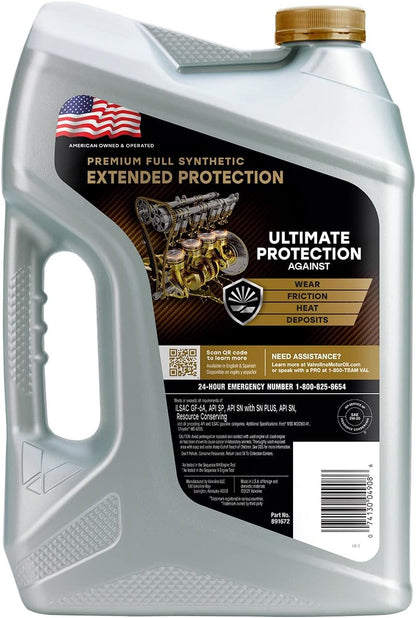 Valvoline Advanced Full Synthetic SAE 0W-20 Motor Oil 5 QT