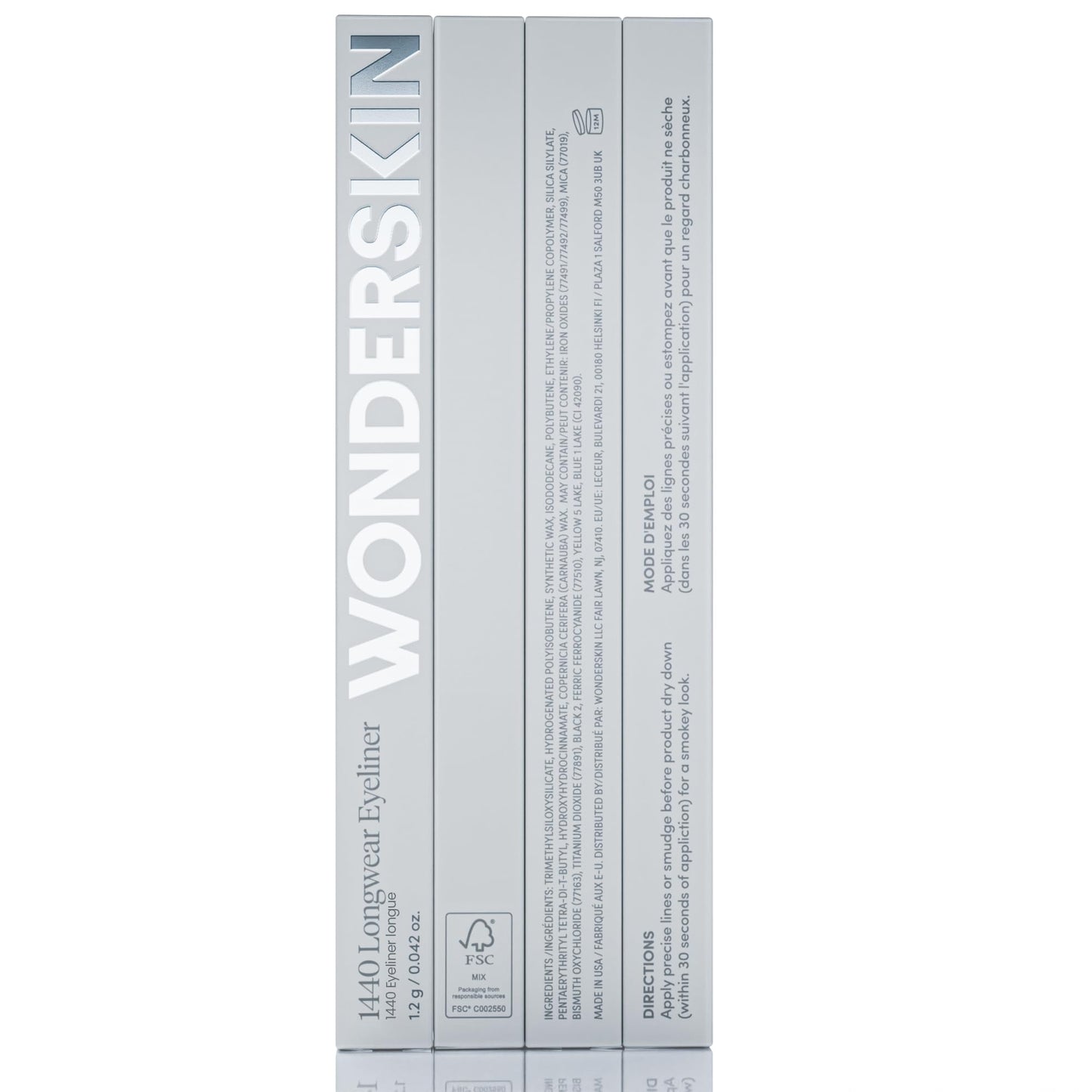 Wonderskin Eyeliner Pencil 1440 Longwear Eyeliner Waterproof & Smudge Proof