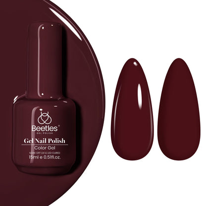 Beetles Purple Gel Nail Polish, 1 Pcs 15ml Purple Gel Polish