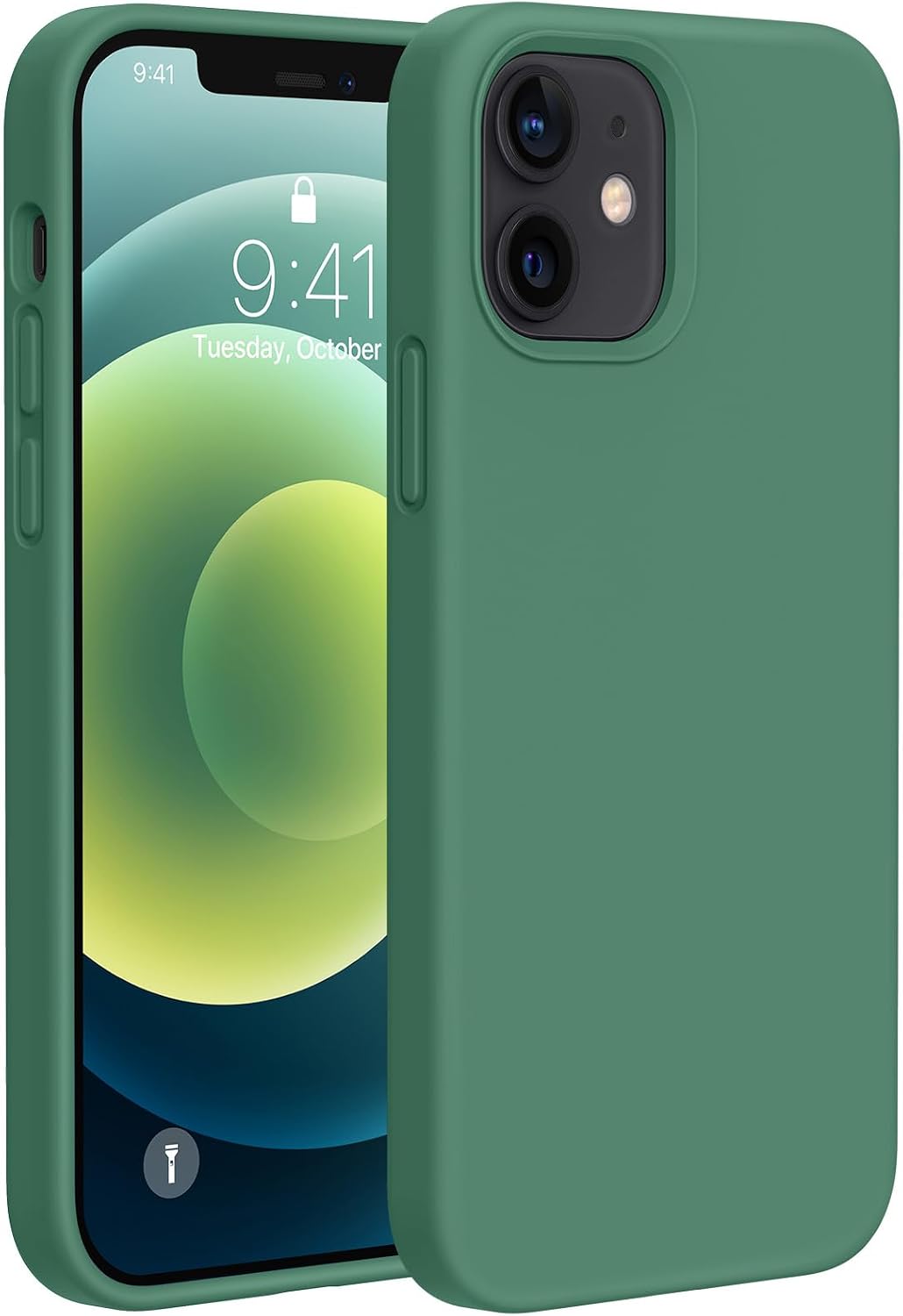 Miracase Magnetic for iPhone 16 Pro Case, Silicone, Black
