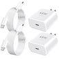 Phone 17 16 Pro Max Charger Fast Charging, 45W Super Fast USB C Charger Block with 10FT Long Charging Cord Cable for 17 16 Pro Max/17 16/16 Plus,15 Pro Max/15 Pro/15, Android Phone-Black