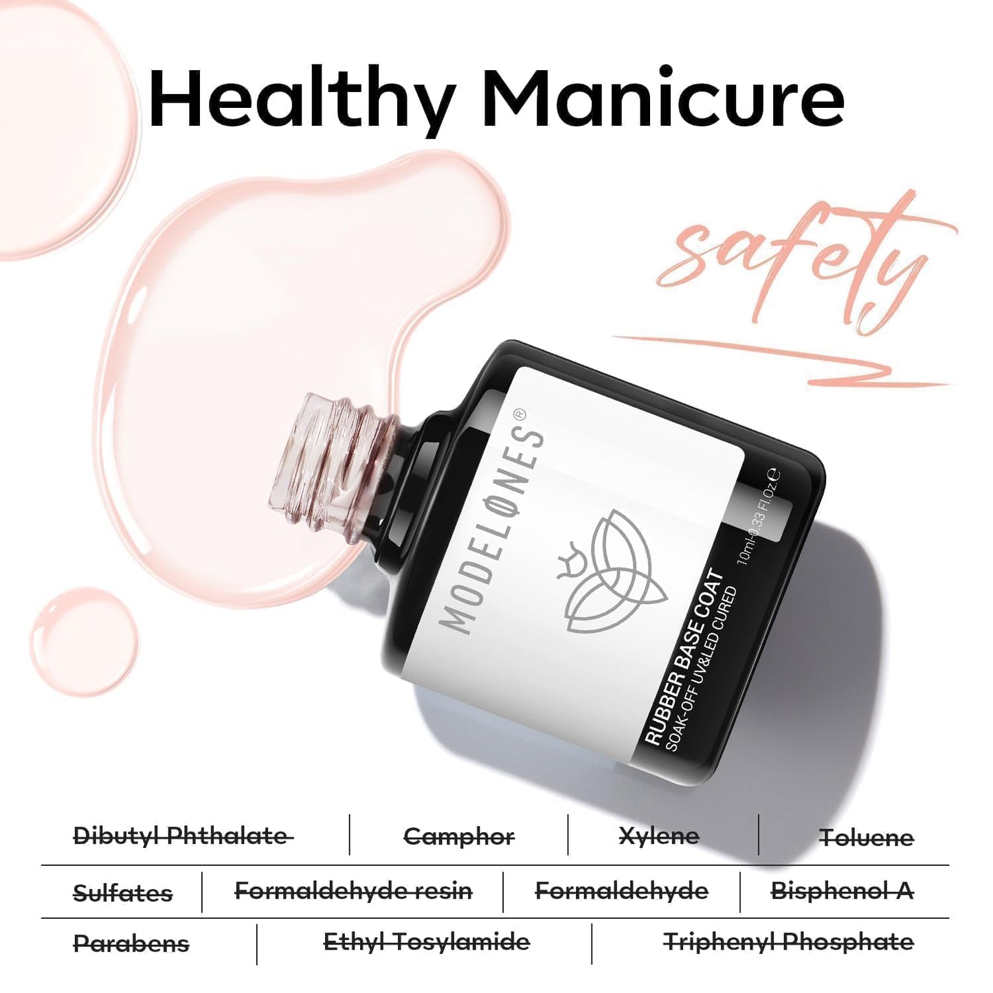 modelones Gel Top Base Coat Set 15ml 2026 Upgrade No Wipe Super Shine
