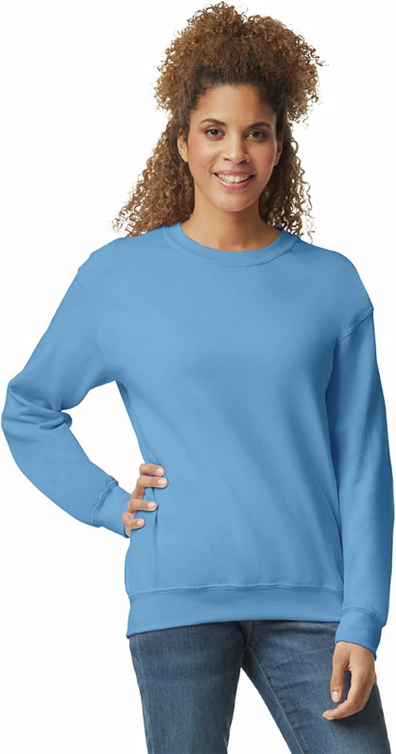 Gildan Unisex Adult Fleece Crewneck Sweatshirt, Style G18000, Multipack
