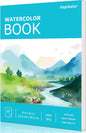Hapikalor Watercolor Paper Pad, 9"x12" Water Color Paper, 140lb/300gsm Teal