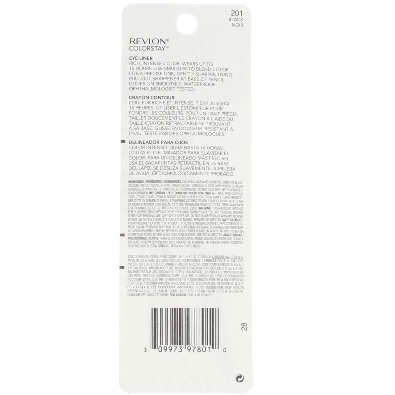 Revlon Colorstay Eye Liner 203 Brown 0,28g