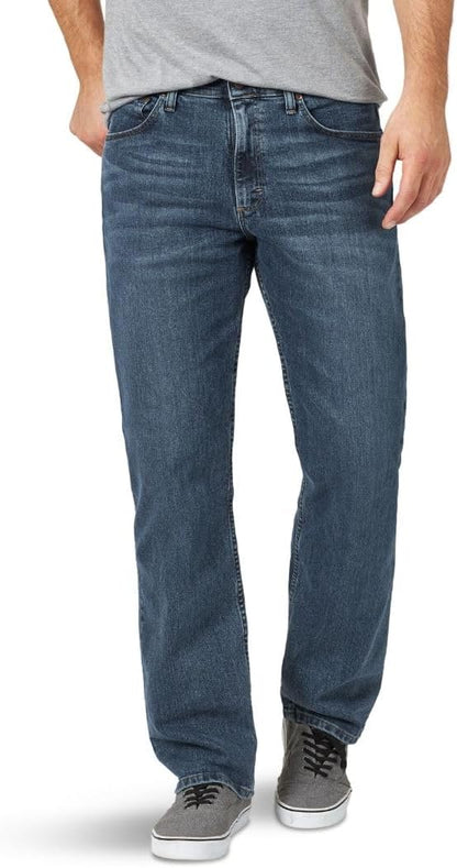 Wrangler Mens Comfort Flex Waist Relaxed Fit Jean