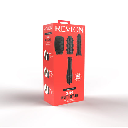 REVLON One-Step Volumizer Hair Dryer and Styler, 2.8 in Barrel, Black