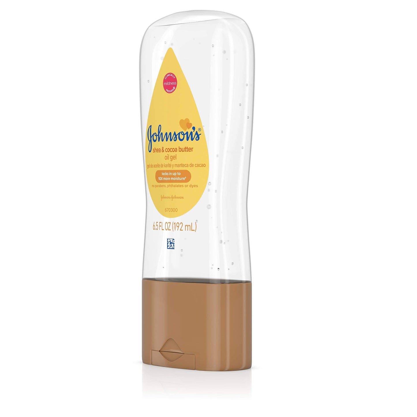 Johnson's Baby Oil Gel, Aloe Vera & Vitamin E, 6.5 fl oz
