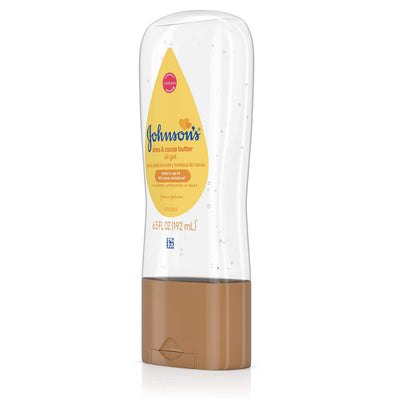 Johnson's Baby Oil Gel, Aloe Vera & Vitamin E, 6.5 fl oz