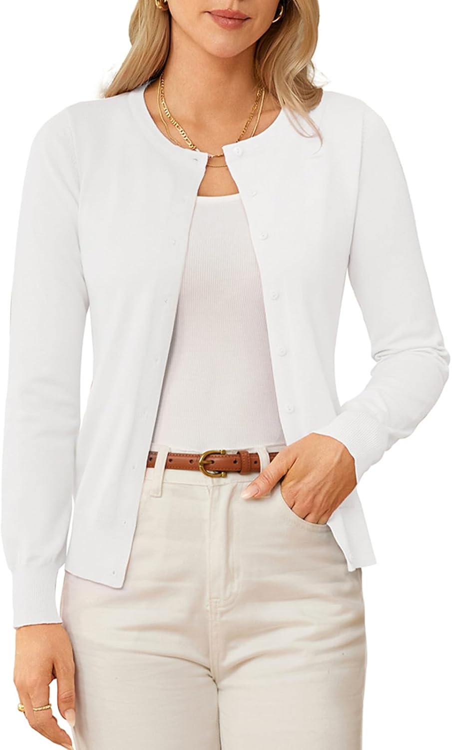 GRACE KARIN Knit Cardigan Sweaters for Women Lightweight Fall Outfits 2026