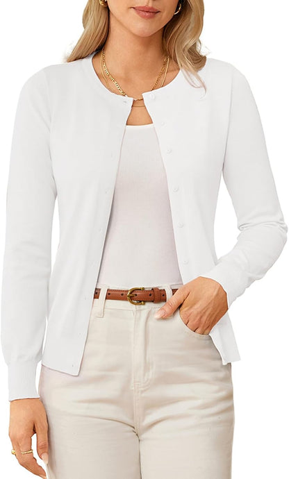 GRACE KARIN Knit Cardigan Sweaters for Women Lightweight Fall Outfits 2026