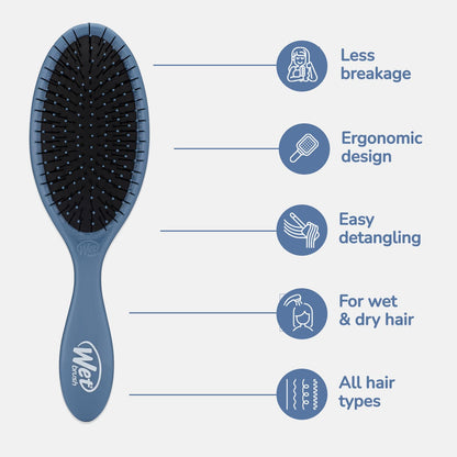 Wet Brush Original Detangler Hair Brush, Sky, For All Hair Textures