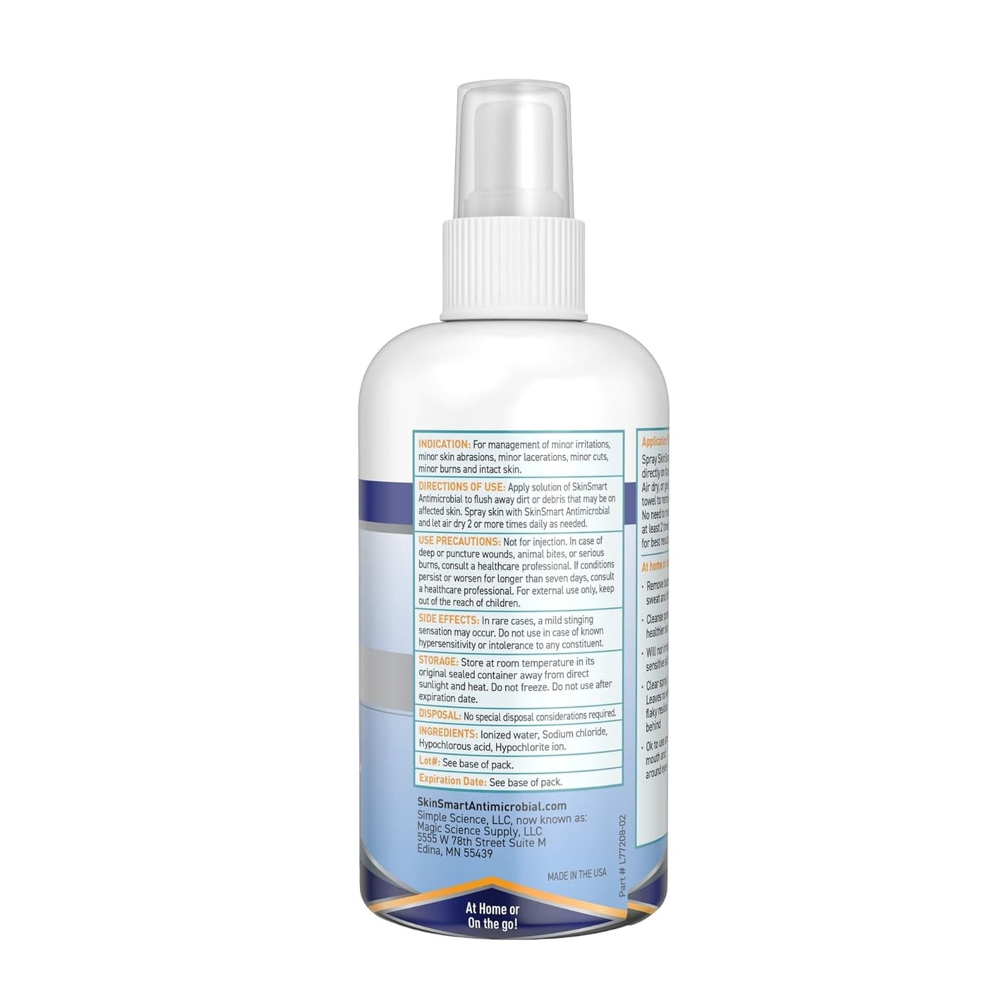 SkinSmart Antimicrobial Facial Cleanser for Breakouts and Blemishes, 8 oz
