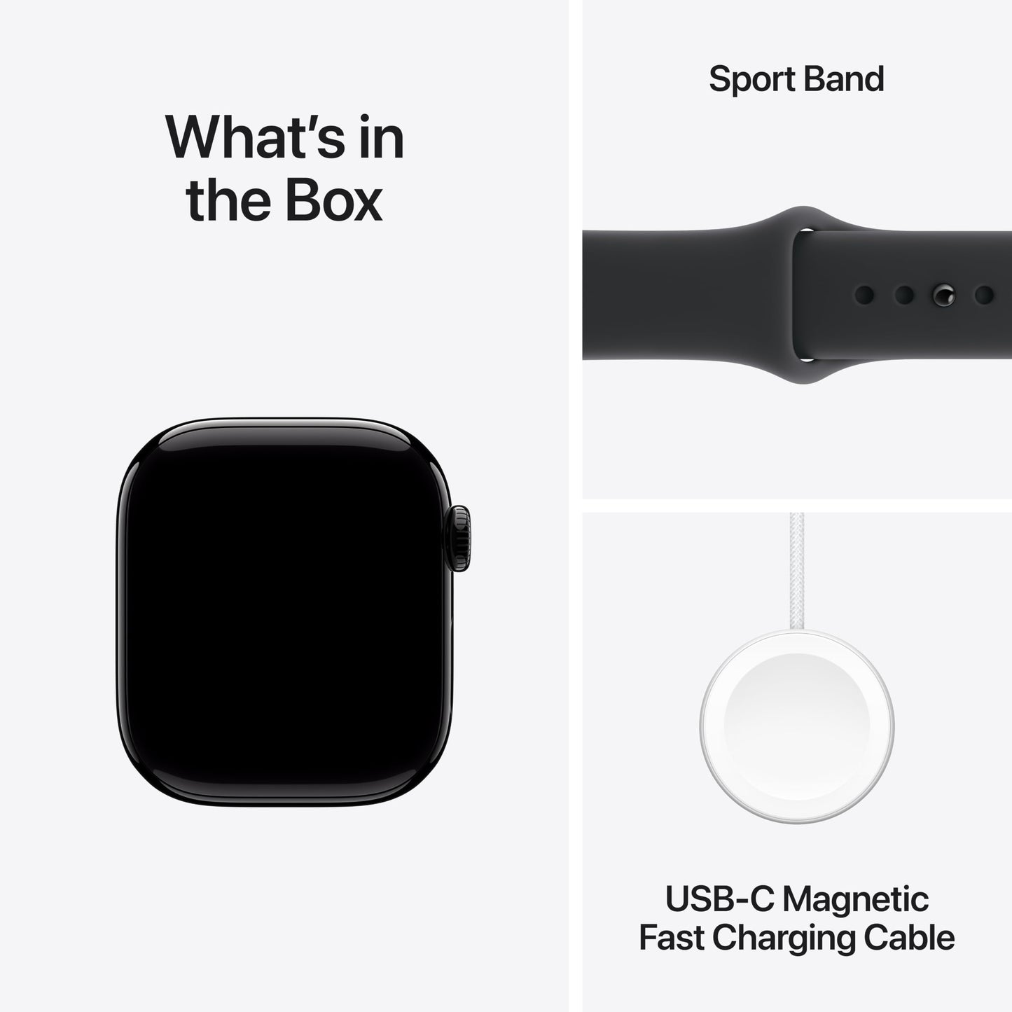 Apple Watch Series 11 [GPS 46mm] Smartwatch with Jet Black Aluminum Case with Black Sport Band - M/L. Sleep Score, Fitness Tracker, Health Monitoring, Always-On Display, Water Resistant