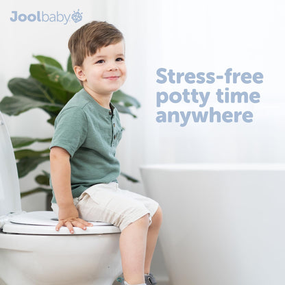 Jool Baby Folding Travel Potty Training Seat – Easy-Remove Pull Tab (Sage)