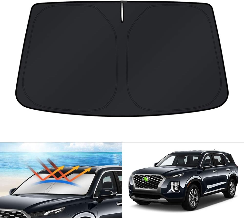 KUST Windshield Sun Shade for 2016 2017 2018 2019 2020 2021 2022 BMW X1 F48 Accessories Custom Fit Sunshade Foldable Window Sun Visor Protector Blocks UV Rays Keep Your Car Cooler
