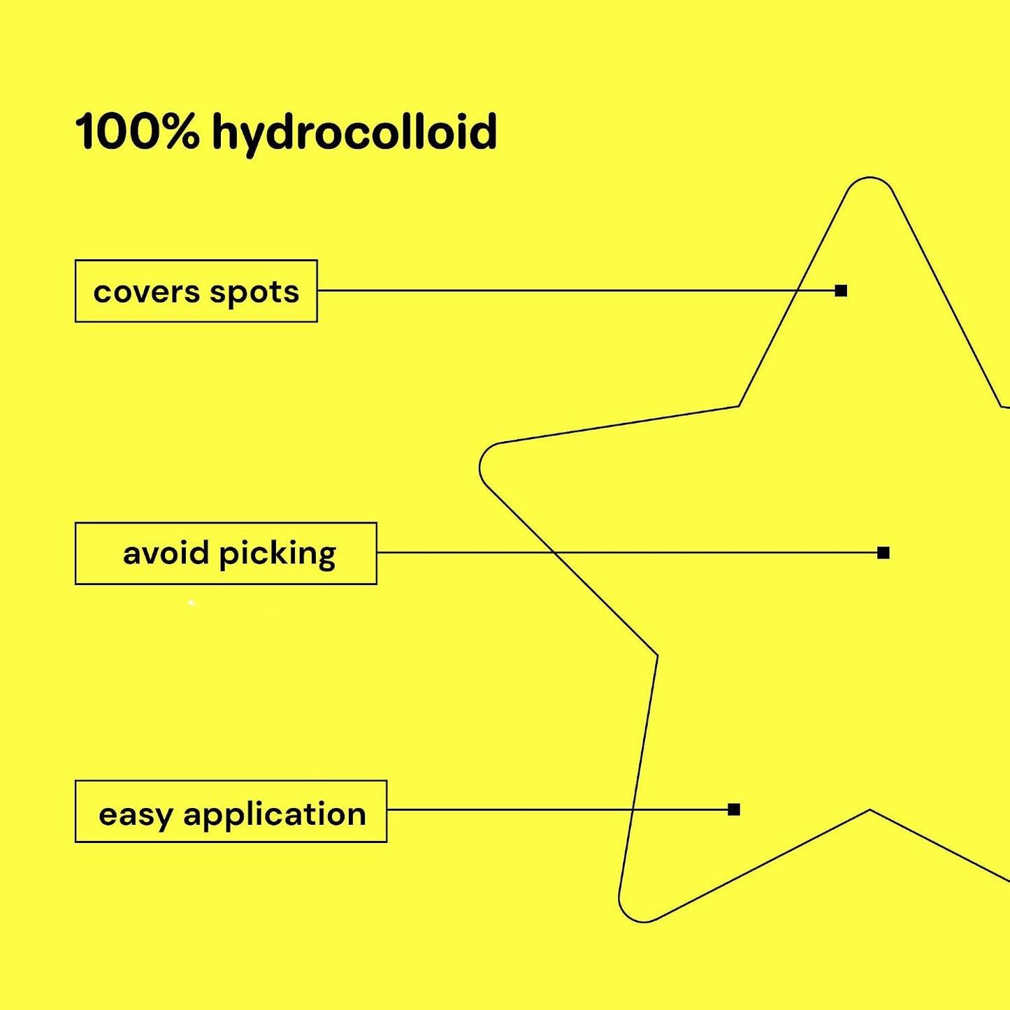 Starface Hydro-Star® Snoopy Red Puffer Hydrocolloid Pimple Patch, 32 ct
