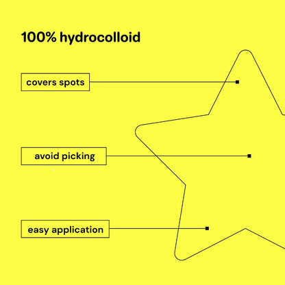 Starface Hydro-Star® Snoopy Red Puffer Hydrocolloid Pimple Patch, 32 ct
