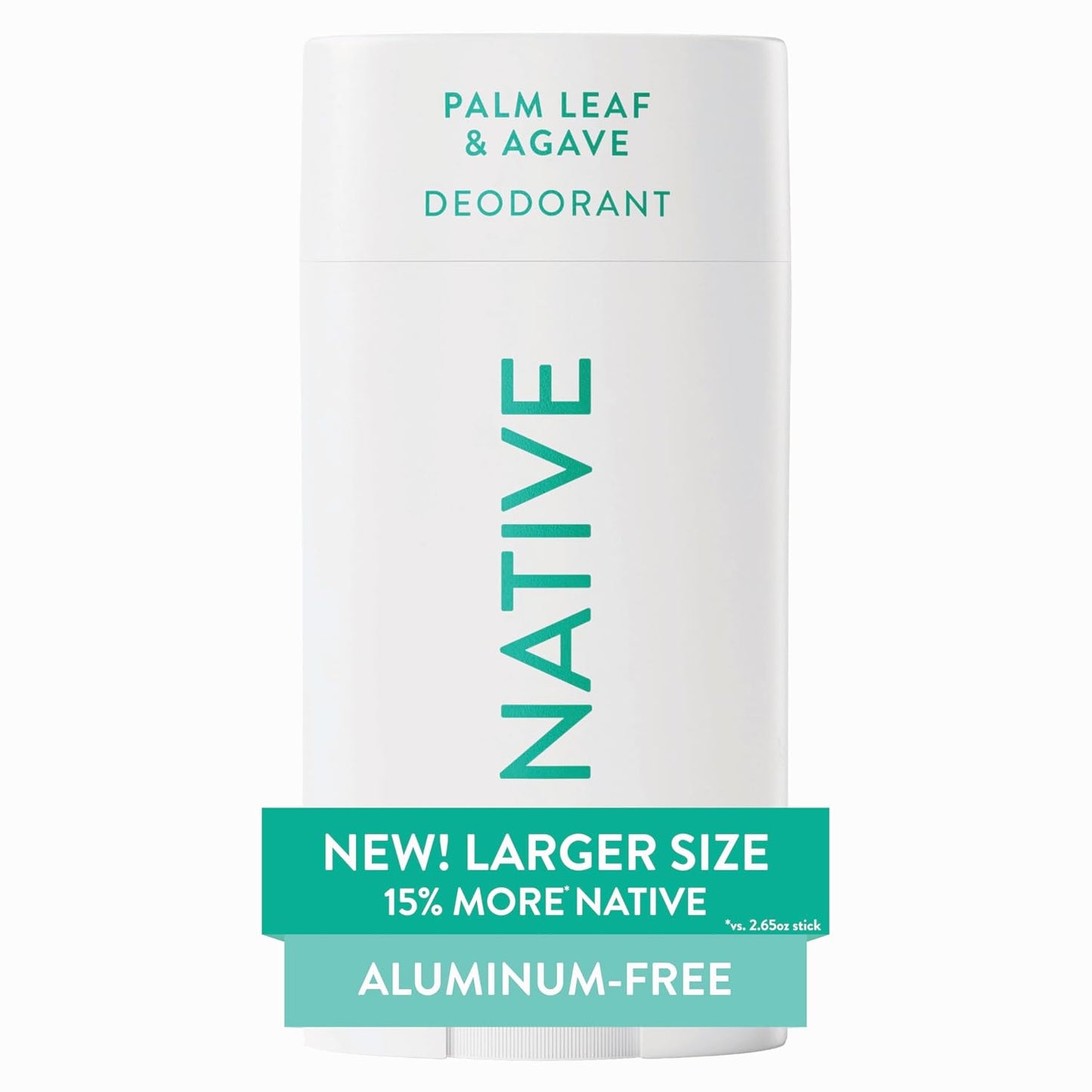 Native Aluminum Free Deodorant, Ocean & Timber, Large Size Stick, 72 Hour Odor Control, for Women & Men, Contains Naturally Derived Ingredients, 3.1 oz