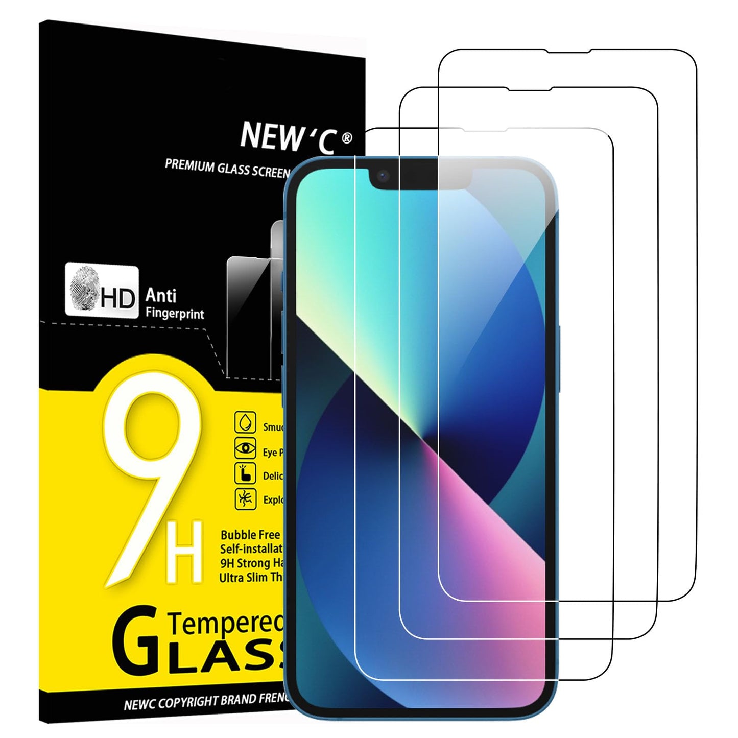 NEW'C for iPhone 17, iPhone 17 Pro, iPhone 16 Pro Screen Protector