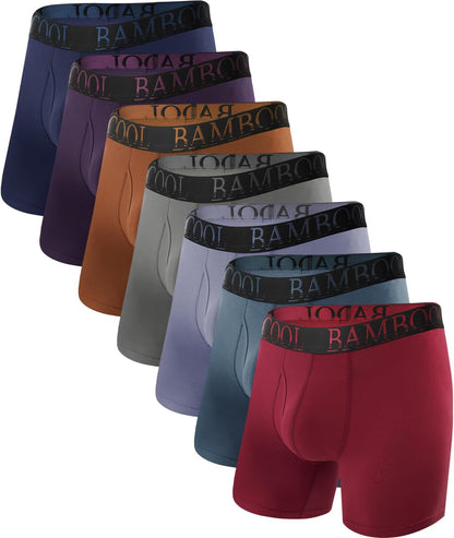 BAMBOO COOL Ultra Soft & breathable Mens Underwear Boxer Briefs Pack
