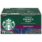Starbucks K-Cup Coffee Pods, Dark Roast Hot or Iced Coffee, French Roast, 96 Keurig Pods