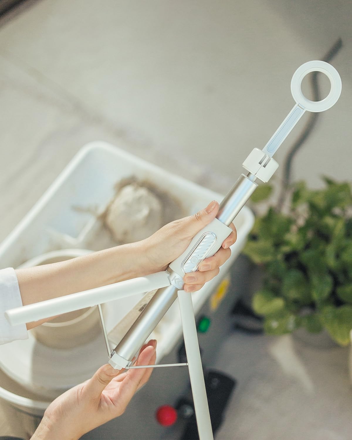 KraftGeek Magnetic Phone Tripod for iPhone, 64" Selfie Stick for Magsafe