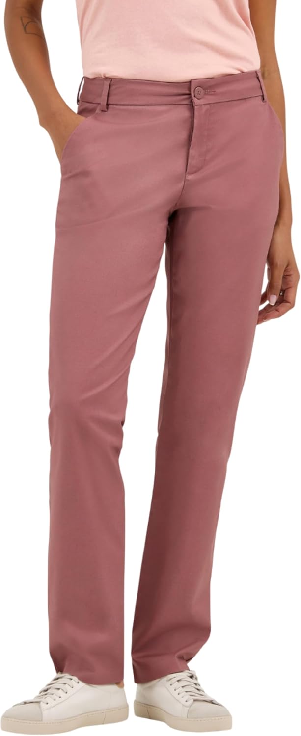 Lee Women's Wrinkle Free Relaxed Fit Straight Leg Pant