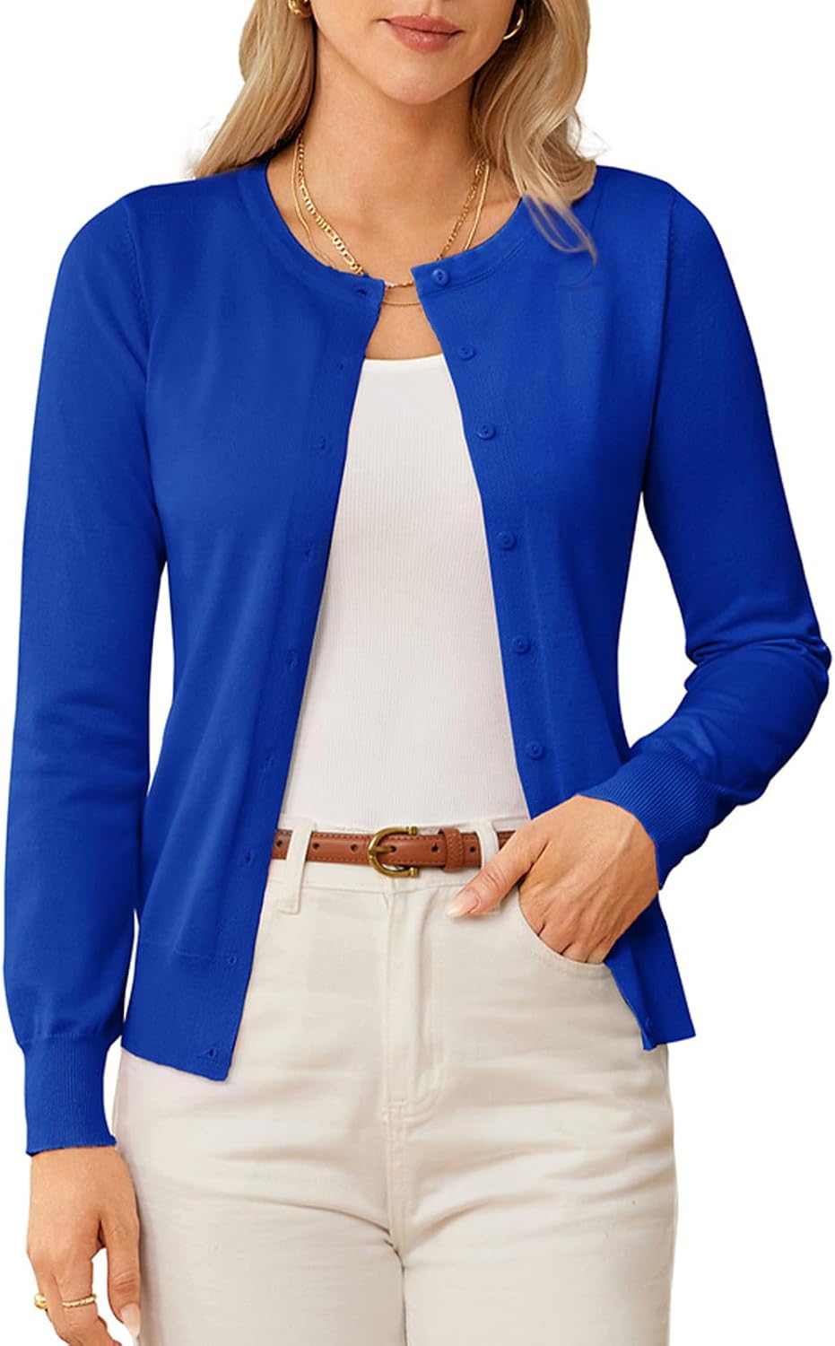 GRACE KARIN Knit Cardigan Sweaters for Women Lightweight Fall Outfits 2026