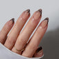 BTArtbox Press On Nails, Vanilla Cream, Short Square, Ombre Peach, 32Ct