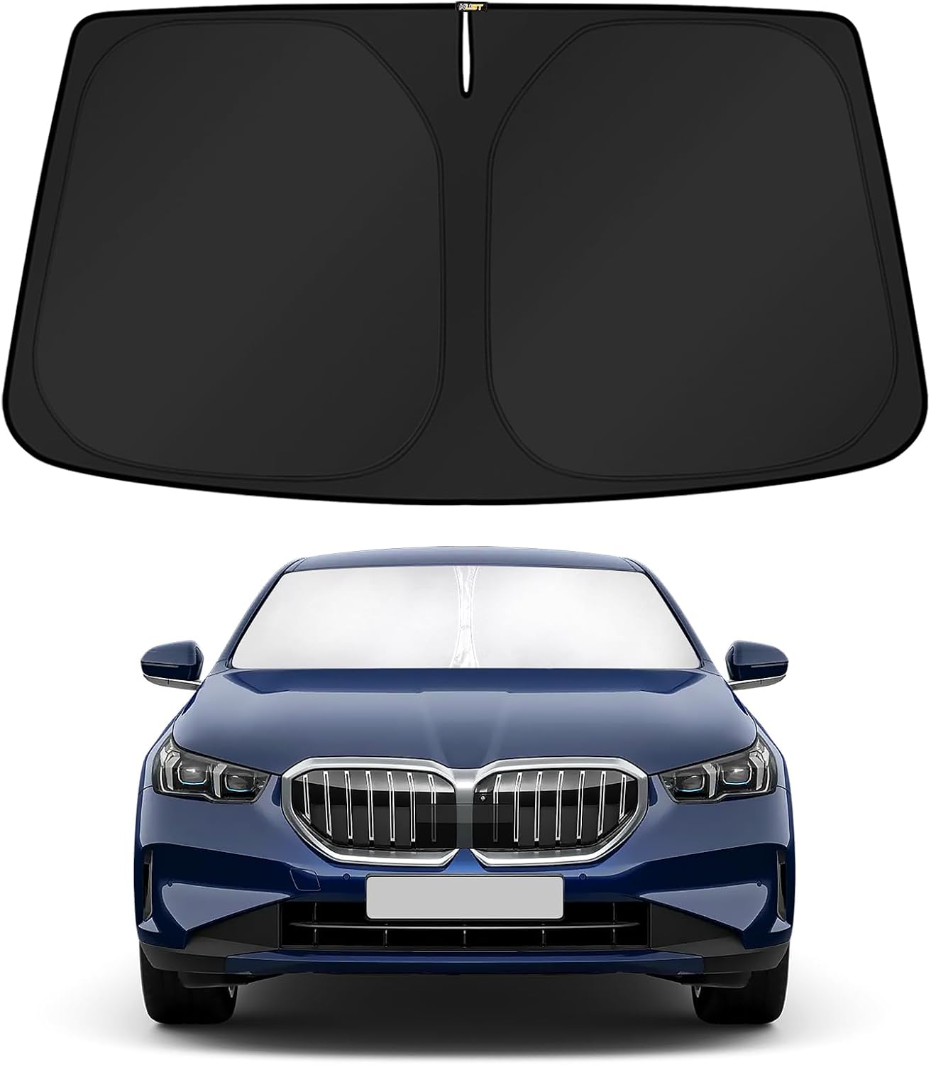 KUST Windshield Sun Shade for 2016 2017 2018 2019 2020 2021 2022 BMW X1 F48 Accessories Custom Fit Sunshade Foldable Window Sun Visor Protector Blocks UV Rays Keep Your Car Cooler