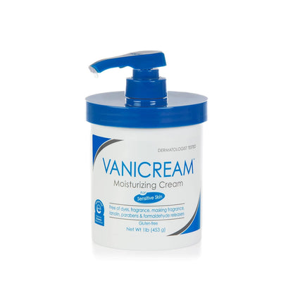 Vanicream Moisturizing Cream, Body & Face Moisturizer, 16 Oz Pump Dispenser