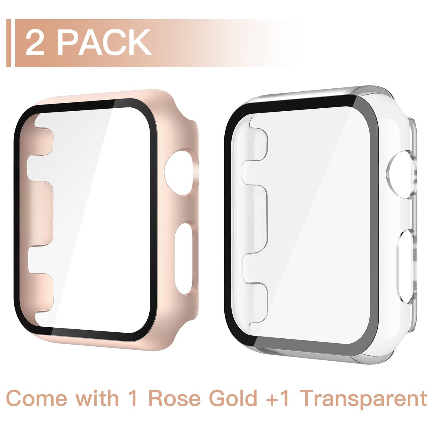 Misxi Case with Screen Protector for 46mm Apple Watch Series 11/10