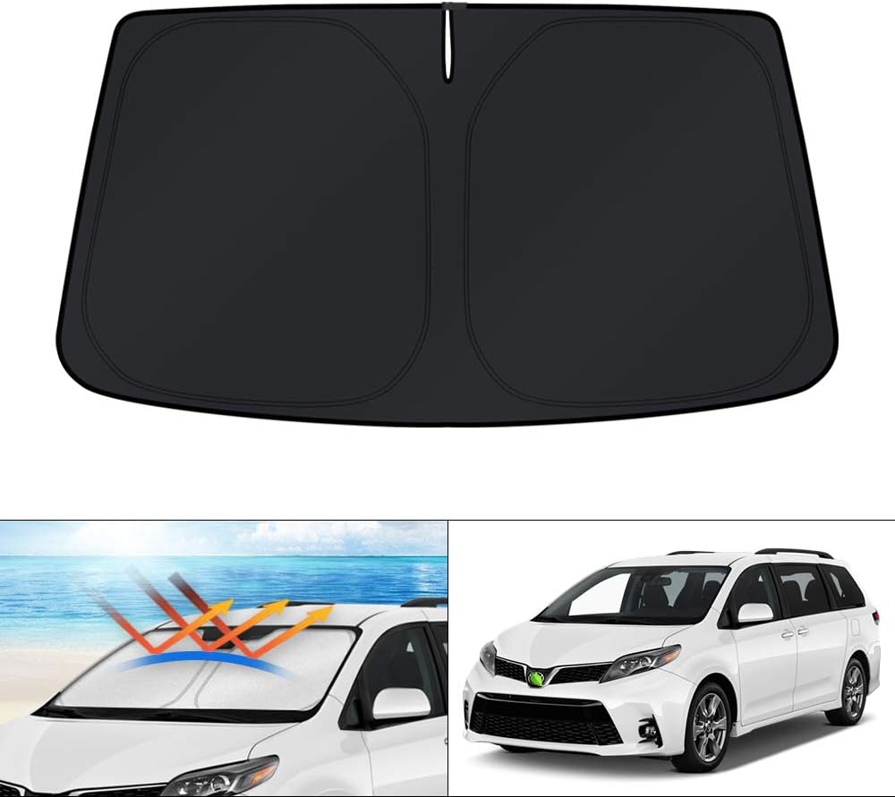KUST Windshield Sun Shade for 2016 2017 2018 2019 2020 2021 2022 BMW X1 F48 Accessories Custom Fit Sunshade Foldable Window Sun Visor Protector Blocks UV Rays Keep Your Car Cooler