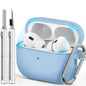 Ljusmicker for AirPods 4 Case 2024 with Cleaner Kit,Milk Tea
