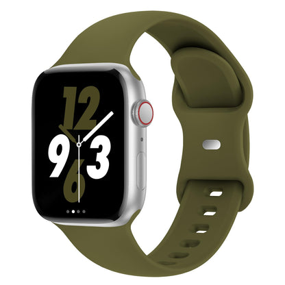 Sport Band Compatible with Apple Watch 38mm 40mm 41mm 42mm 44mm 45mm 46mm 49mm, Replacement Soft Silicone Strap Wristbands for iWatch Series 11/10/9/8/7/6/5/4/3/2/1 Ultra SE Women Men, Space Gray