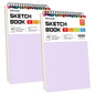 Soucolor Sketch Book 9" x 12", 100 Sheets Kids Art Sketchbook Drawing Pad