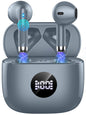 Wireless Earbuds, Bluetooth 5.4 Ear Buds, LED Power Display, 6D Bass Stereo