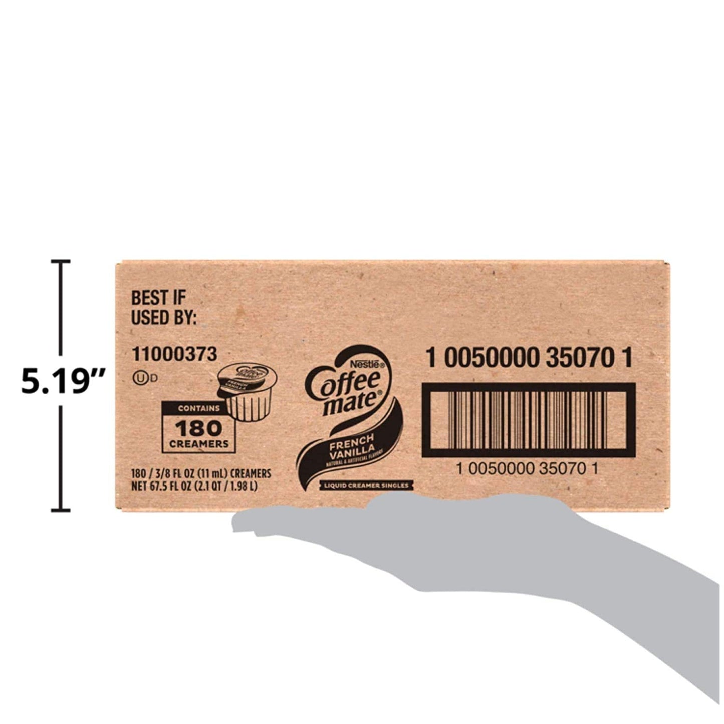 Nestle Coffee mate Original Non-Dairy Creamer Singles, 0.375 oz, 180-Pack