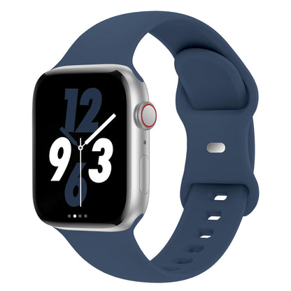 Sport Band Compatible with Apple Watch 38mm 40mm 41mm 42mm 44mm 45mm 46mm 49mm, Replacement Soft Silicone Strap Wristbands for iWatch Series 11/10/9/8/7/6/5/4/3/2/1 Ultra SE Women Men, Space Gray