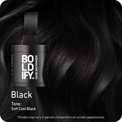 Boldify Hairline Powder, Root Touch Up Hair Color Light Blonde 4g