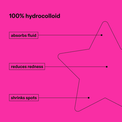 Starface Hydro-Star® Snoopy Red Puffer Hydrocolloid Pimple Patch, 32 ct
